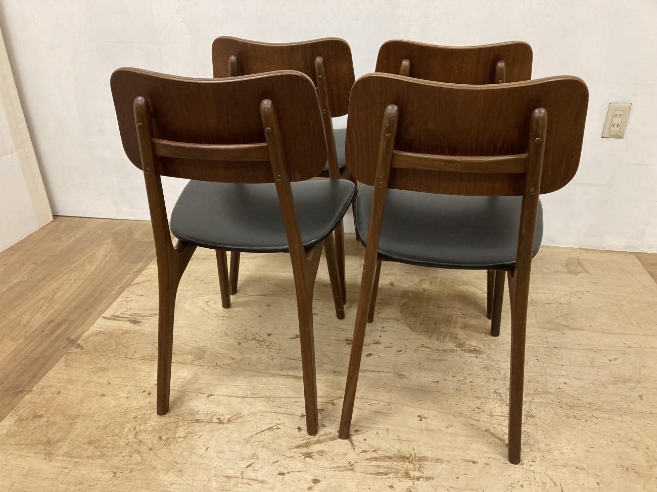 Ib Kofod Larsen dining chair 2or4p set / イヴ・コフォード